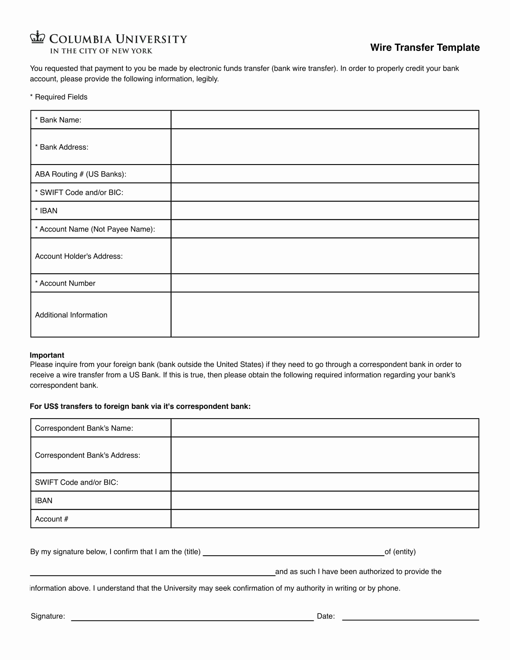 Wire Instruction Template Lovely 4 Wire Transfer Instructions forms Pdf