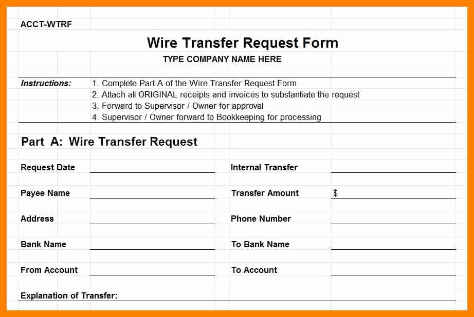 Wire Instructions Template Fresh Wiring Instructions for Bank America Bank Of America