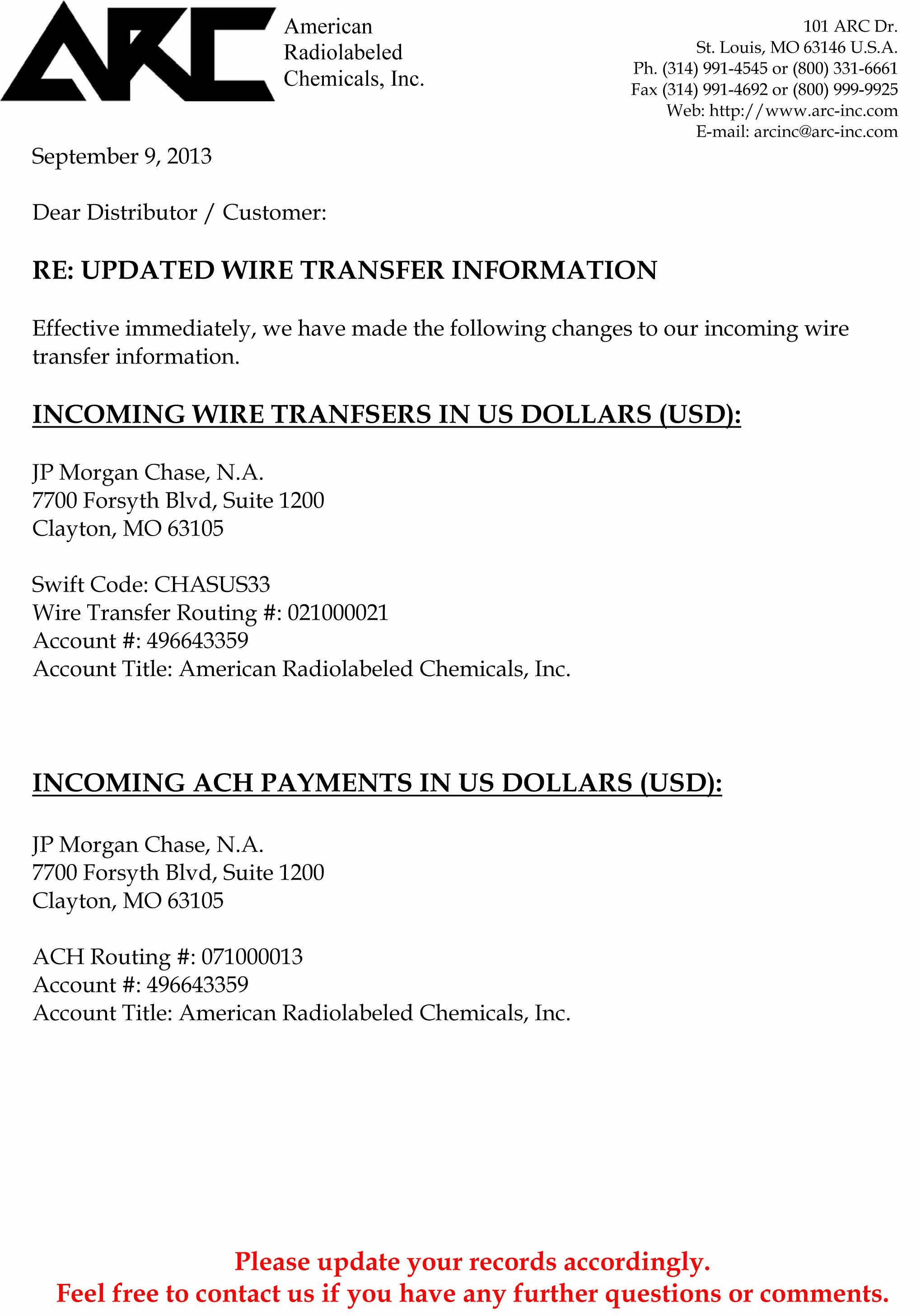 Wire Transfer Instructions Template New Click Here to View Wire Transfer and Ach Payment