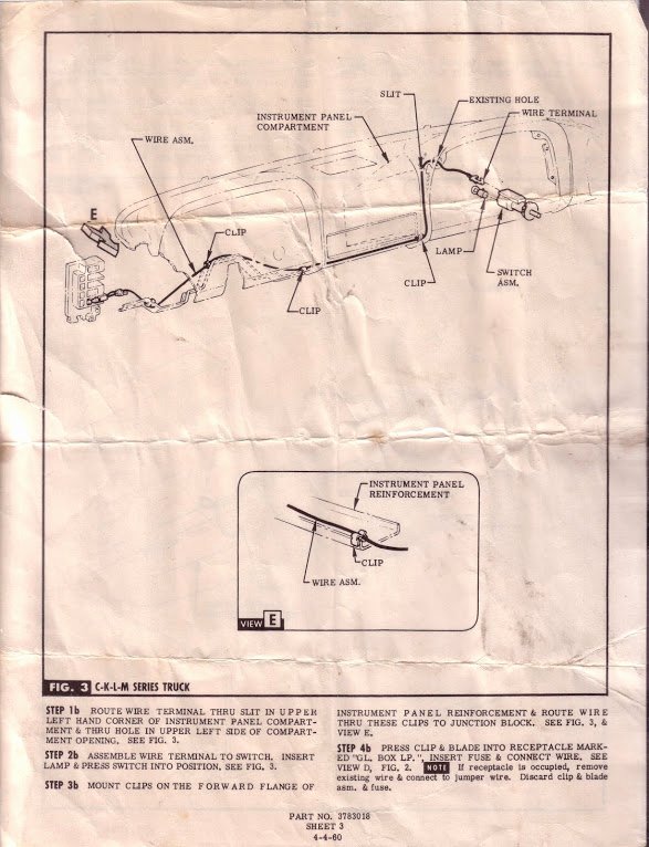 Wiring Instructions Template Best Of 1960 66 Accessories Installation Instructions &amp; Templates