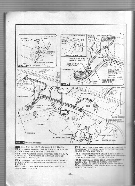 Wiring Instructions Template Inspirational 1960 66 Accessories Installation Instructions &amp; Templates