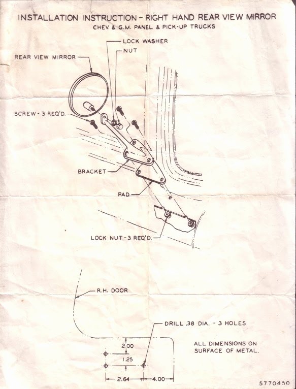 Wiring Instructions Template Inspirational 1960 66 Accessories Installation Instructions &amp; Templates