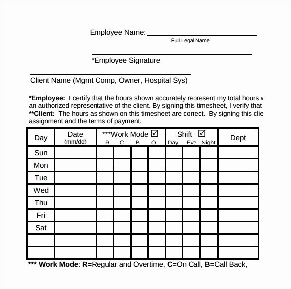 Work Hour Sheet Beautiful Numbers Timesheet Templates – 18 Free Sample Example
