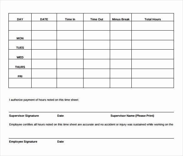 Work Hour Sheet Best Of Numbers Timesheet Templates – 18 Free Sample Example