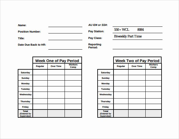 Work Hour Sheet Unique 11 Sample Work Timesheet Calculators