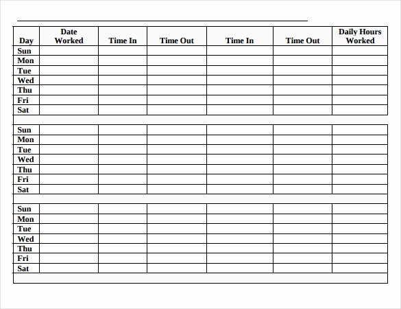 Work Hours Log Sheet Elegant 31 Simple Timesheet Templates Doc Pdf