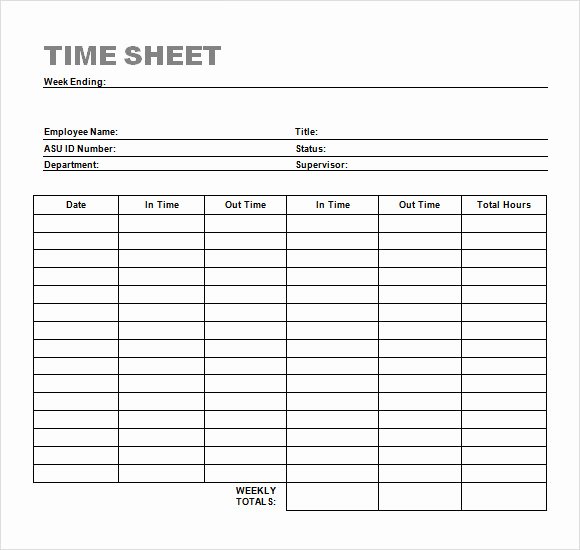 Work Hours Log Sheet Luxury Sample Time Sheet 23 Example format