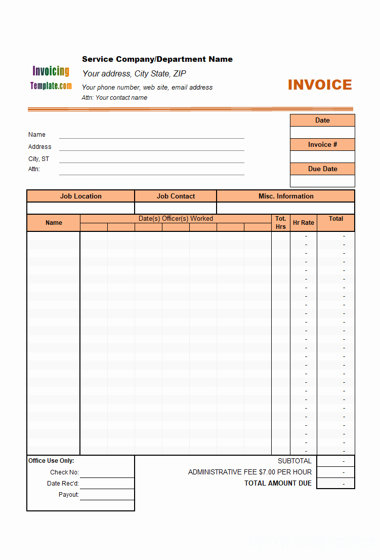 Work Hours Sheet Best Of Free Invoice Template for Hours Worked 20 Results Found