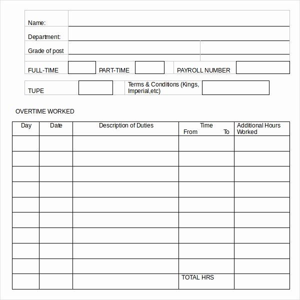 Work Hours Sheet Lovely Work Hours Template Pertamini