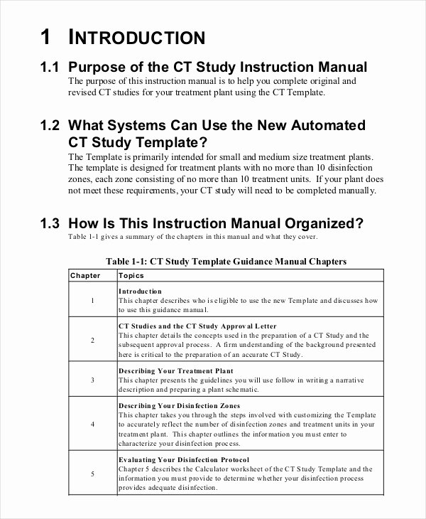 Work Instructions Template Word Fresh Instruction Manual Template 10 Free Word Pdf Documents