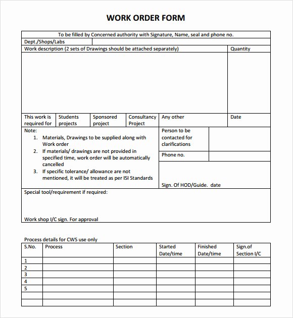 Work order Request Lovely 14 Work order Samples Pdf Word Excel Apple Pages