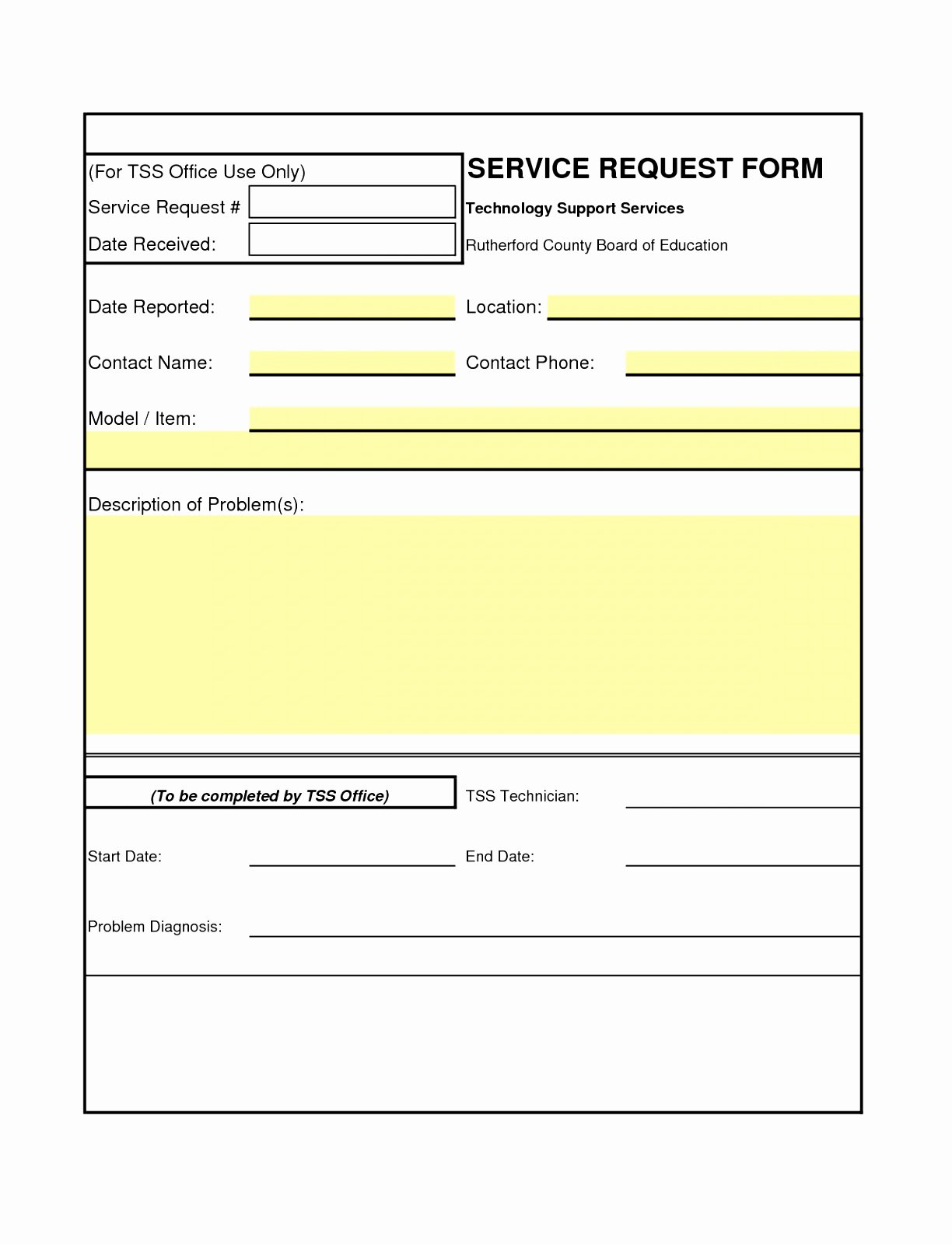 Work order Template Word Best Of 12 Blank Work order Template Wtayt