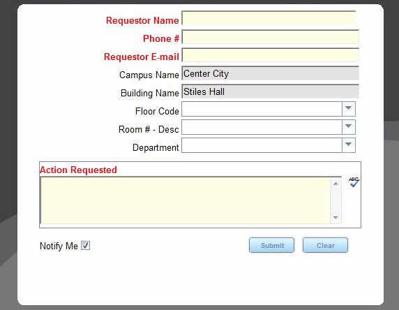 Work Request form Awesome Maintenance and Damages