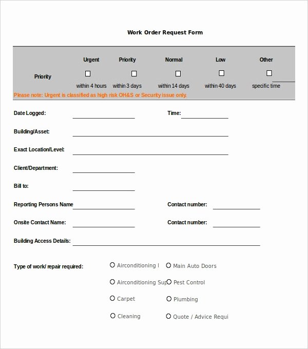 Work Request form Fresh 14 order Templates Ai Psd Google Docs