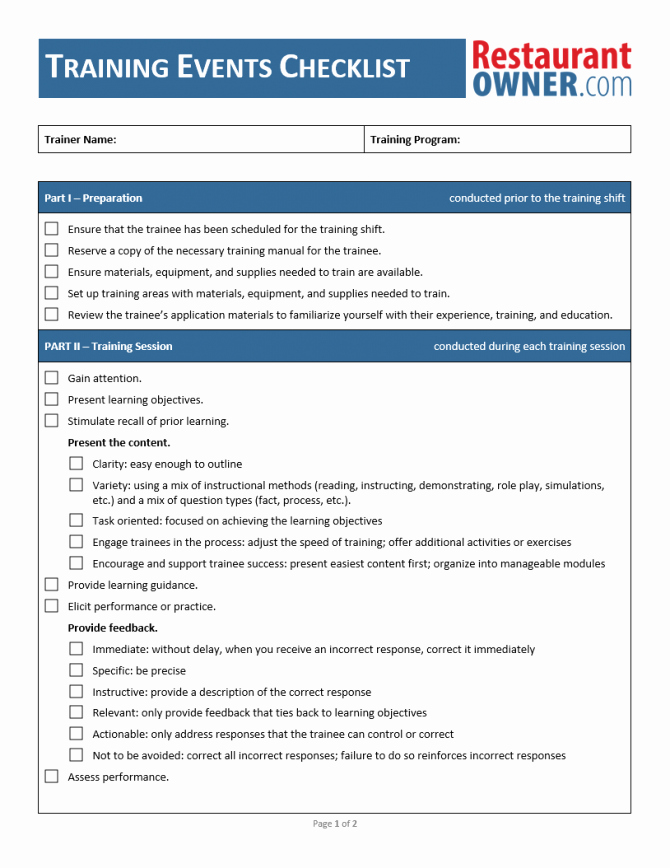 Workshop Planning Checklist Unique Sales Coaching Checklist Training