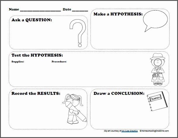 Writing Process Worksheet Pdf Fresh Free Scientific Method Worksheet for Kids