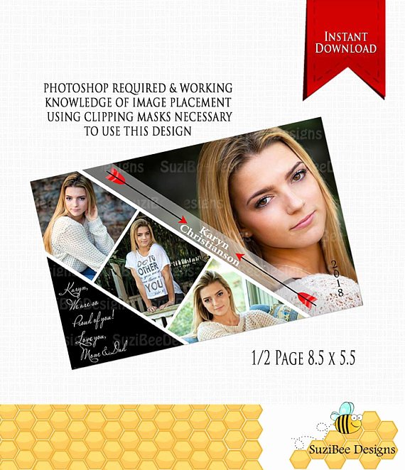 Yearbook Ad Templates Free Download Fresh Downloadable Yearbook Ad Template Half Page Photoshop