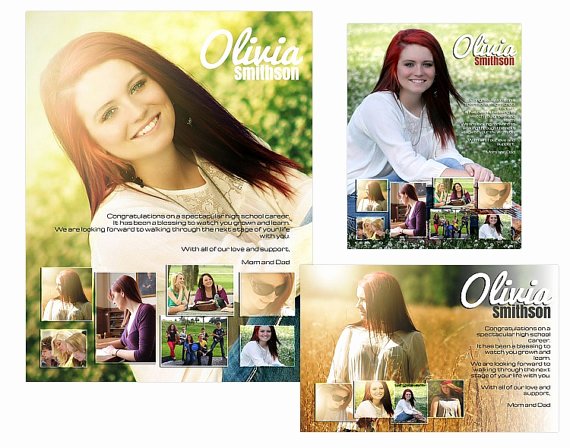 Yearbook Ad Templates Free Download Unique Seniors Yearbook Ads Templates Olivia