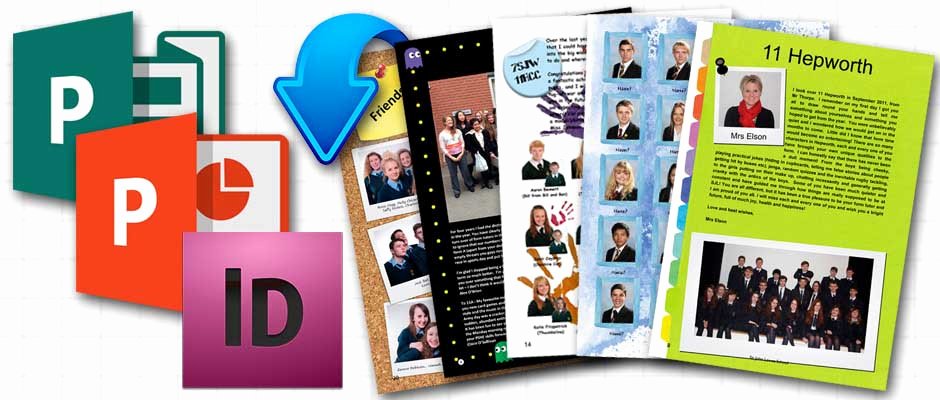 Yearbook Template Powerpoint Awesome School Yearbooks and Leavers Books From £5