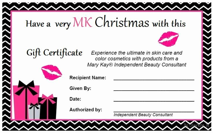 Younique Gift Certificate Template Inspirational 232 Best Images About Marykay On Pinterest