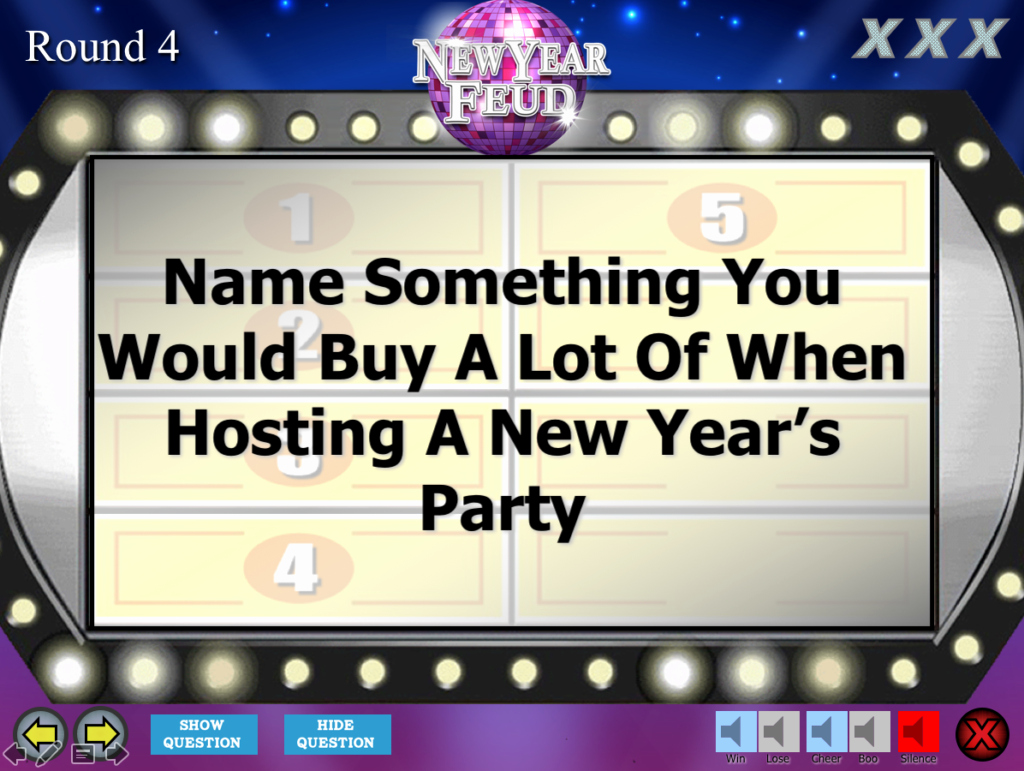 Youth Downloads Family Feud Beautiful New Year S Eve Party Family Feud Trivia Powerpoint Game