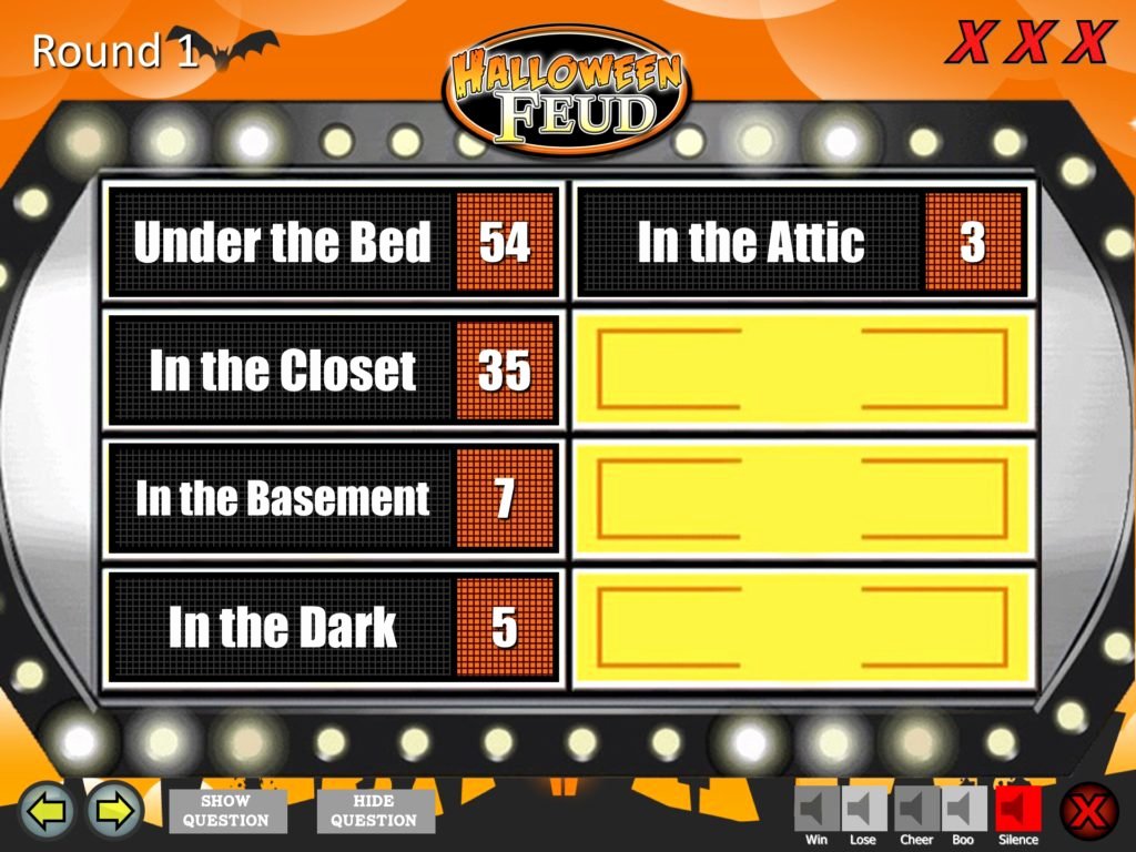 Youth Downloads Family Feud Fresh Halloween Family Feud Trivia Powerpoint Game Mac and Pc