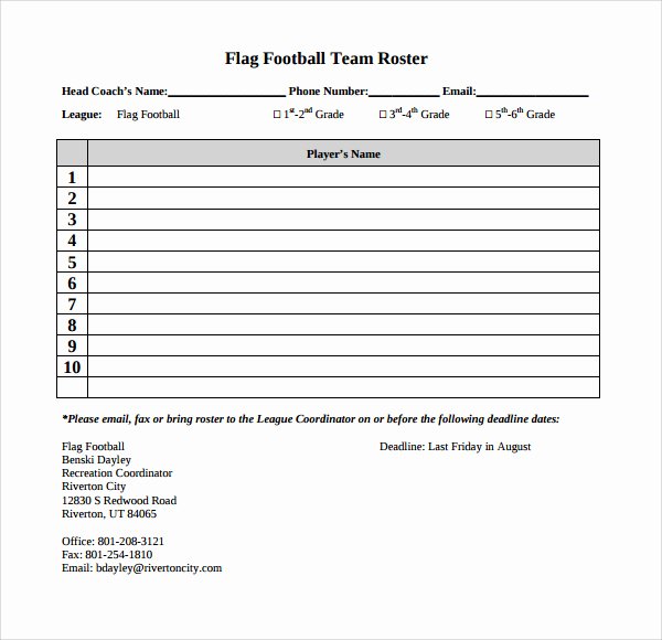 Youth Football Practice Schedule Template Awesome 28 Of Youth Football Template