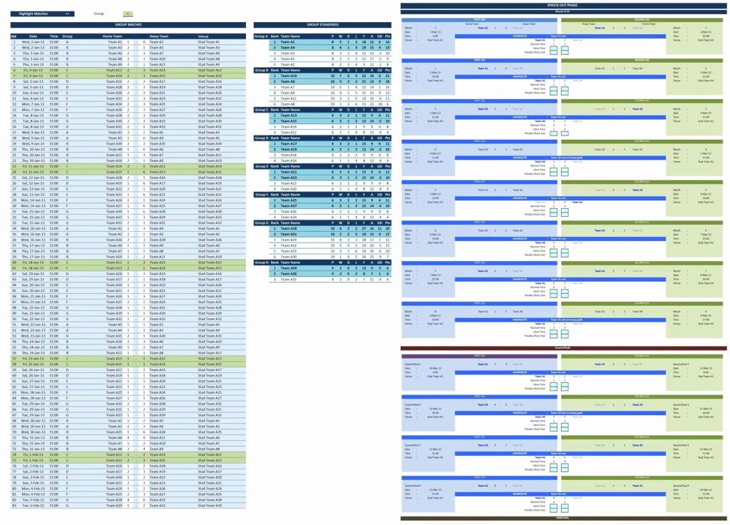 Youth Ministry Budget Template Luxury soccer tournament Creator